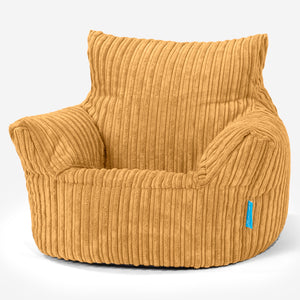 Fauteuil Pouf Bambin 1-3 ans - Côtelé Miel doré