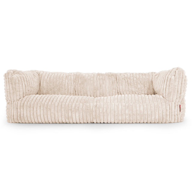 Canapé Pouf Albert 3 places Housse de Remplacement - Velours Côtelé Ultra Pelucheux 01