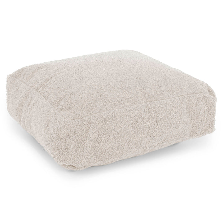 Grand Coussin de Sol - Bouclé Ivoire 01