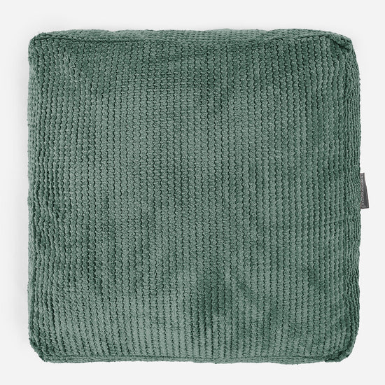 Grand Coussin de Sol - Pompon Vert Mousse 03