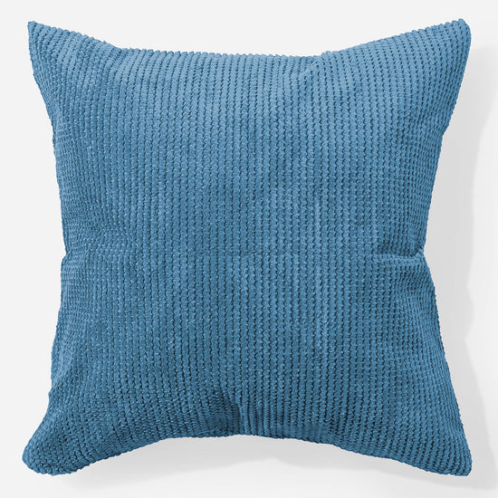 Grand Housse de Coussin 70 x 70cm - Pompon Bleu Ciel 01