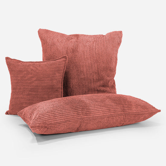 Grand Housse de Coussin 70 x 70cm - Pompon Citrouille 04