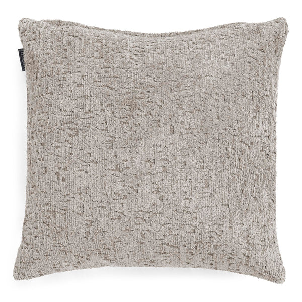 Housse de Coussin 47 x 47cm - Chenille Luxe Gris 01
