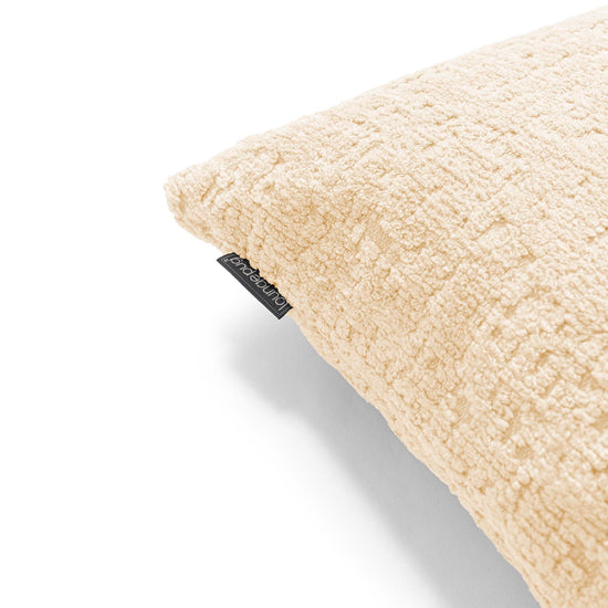 Housse de Coussin 47 x 47cm - Chenille Luxe Ivoire 02