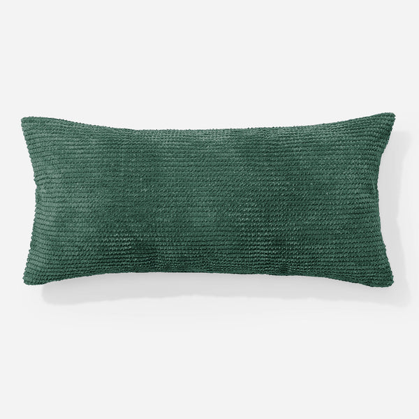 Housse de Coussin Rectangulaire Géant 40 x 70cm - Pompon Vert Mousse 01