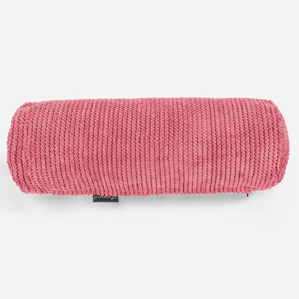Housse de Traversin 20 x 55cm - Pompon Rouge pastel 01