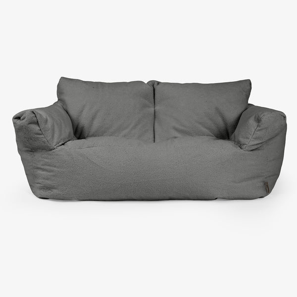 Joséphine Canapé Pouf - Bouclé Gris 01