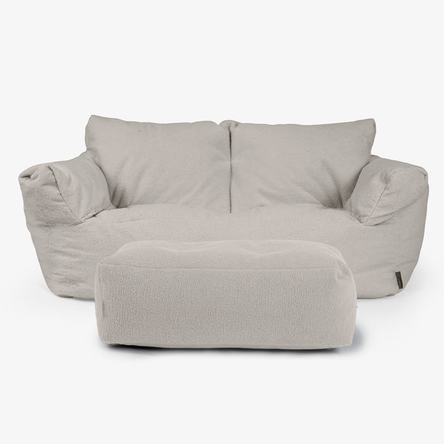 Joséphine Canapé Pouf - Bouclé Ivoire 02
