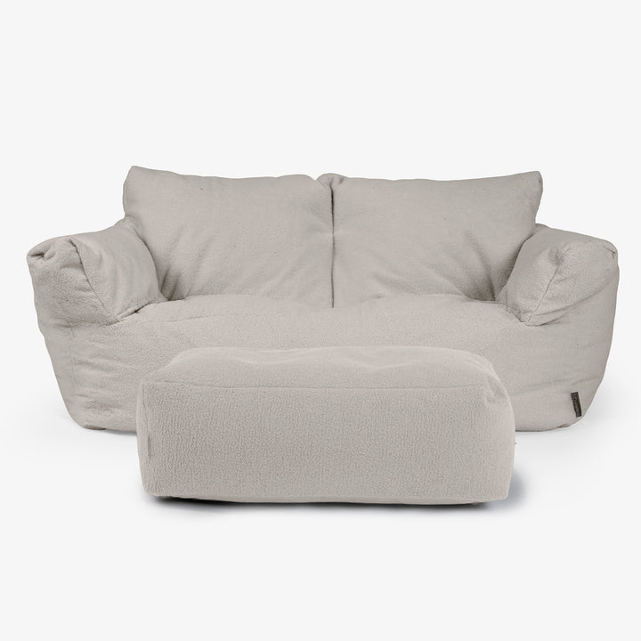 Joséphine Canapé Pouf - Bouclé Ivoire 02