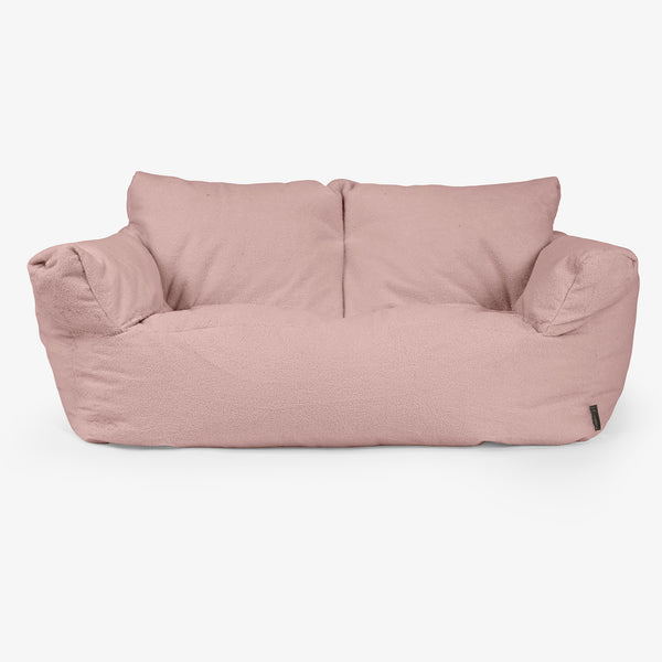 Joséphine Canapé Pouf - Bouclé Rose 01