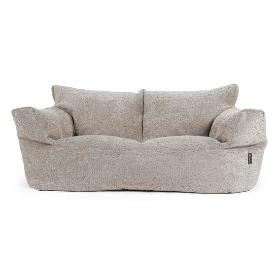 Joséphine Canapé Pouf - Chenille Luxe Gris 01
