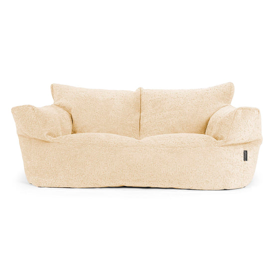 Joséphine Canapé Pouf - Chenille Luxe Ivoire 01