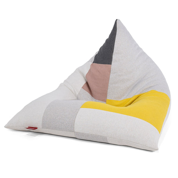 Gros Pouf Poire Housse de Remplacement - Tricoté 01