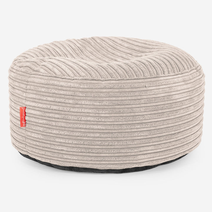 Pouf Ottoman avec Plateau - Ivoire 03