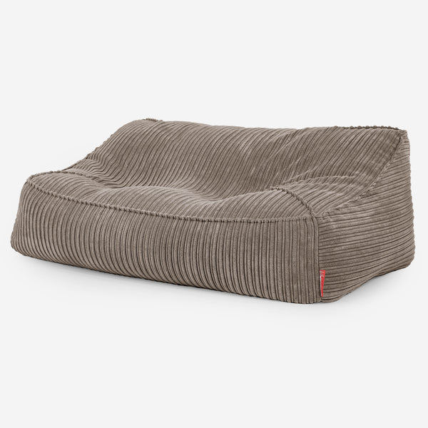 Le Canapé Pouf Doudou - Côtelé Grège 01