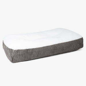 Lit pour Chien, Taille XL - Sherpa & Côtelé Anthracite