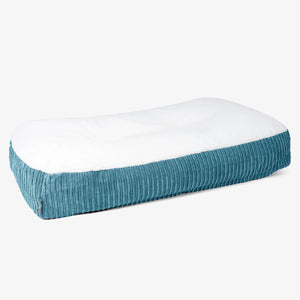 Lit pour Chien, Taille XL - Sherpa & Côtelé Mer Égée