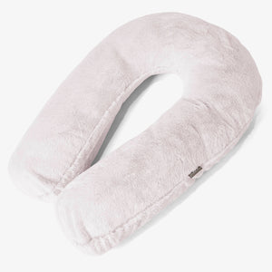 Oreiller Câlin - Fausse Fourrure Lapin Rose Pastel