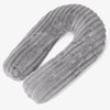 Oreiller Câlin - Velours Côtelé Ultra Pelucheux Gris 01