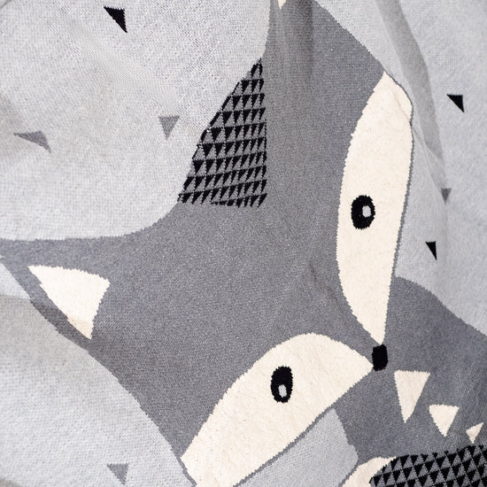Couverture / Plaid - Tricoté Renard Solo 02