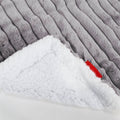 Velours Côtelé Ultra Pelucheux Gris