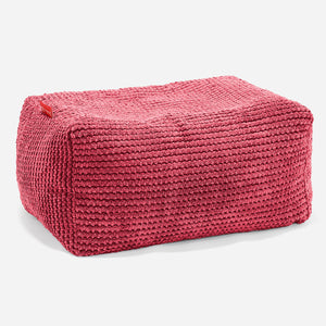 Petit Repose Pied - Pompon Rouge pastel
