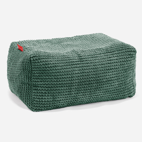 Petit Repose Pied - Pompon Vert Mousse 01