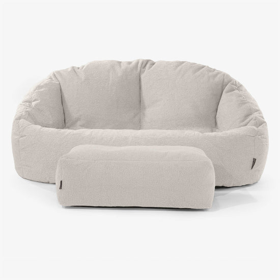Pouf Canapé Bubble - Bouclé Ivoire 01