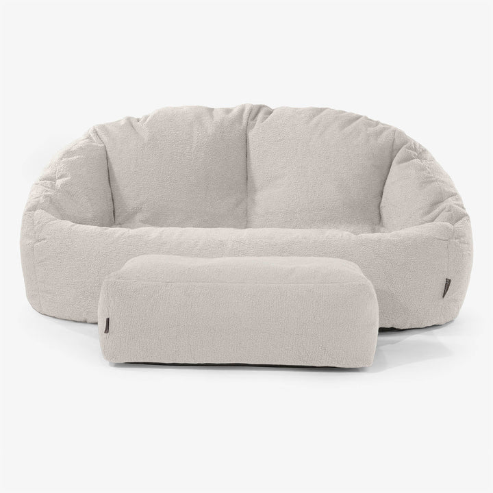 Pouf Canapé Bubble - Bouclé Ivoire 01