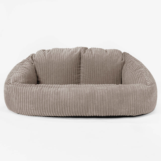 Pouf Canapé Bubble - Côtelé Grège 01