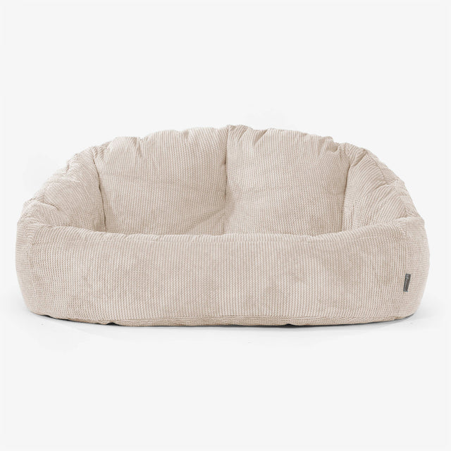 Pouf Canapé Bubble - Pompon Crème 01