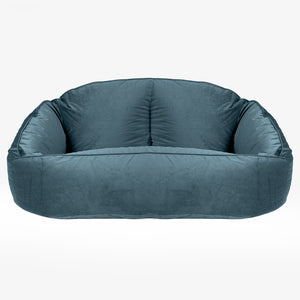 Pouf Canapé Bubble - Velours Mer Égée