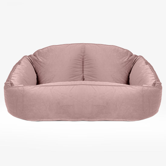 Pouf Canapé Bubble - Velours Rose 01
