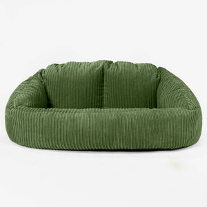 Pouf Canapé Bubble - Côtelé Vert Forêt