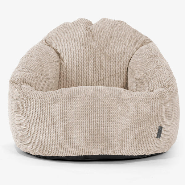 Pouf Chaise Bubble - Pompon Crème 01