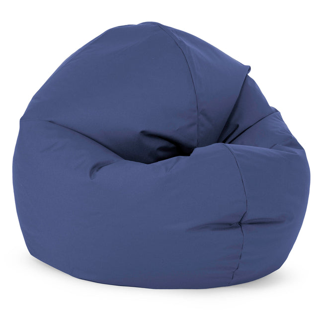Pouf Junior Flexiforme pour Enfants 2-14 ans - Entretien Facile Extérieur Bleu Marine 01