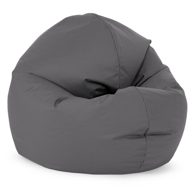 Pouf Junior Flexiforme pour Enfants 2-14 ans - Entretien Facile Extérieur Gris Foncé 01