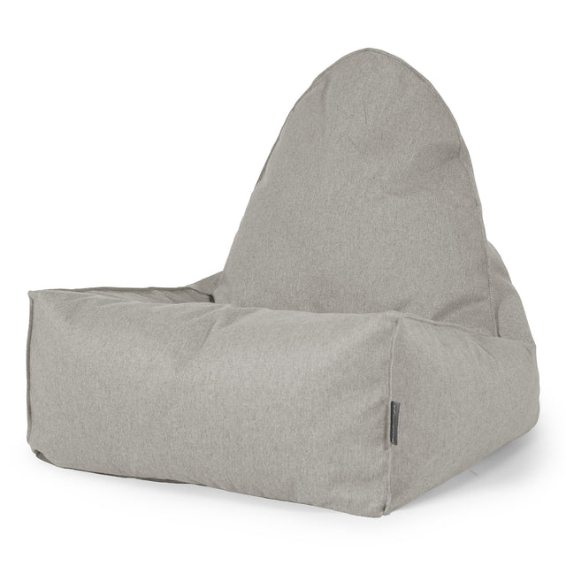 Pouf Relax Style Scandi - Interalli Laine Gris 01