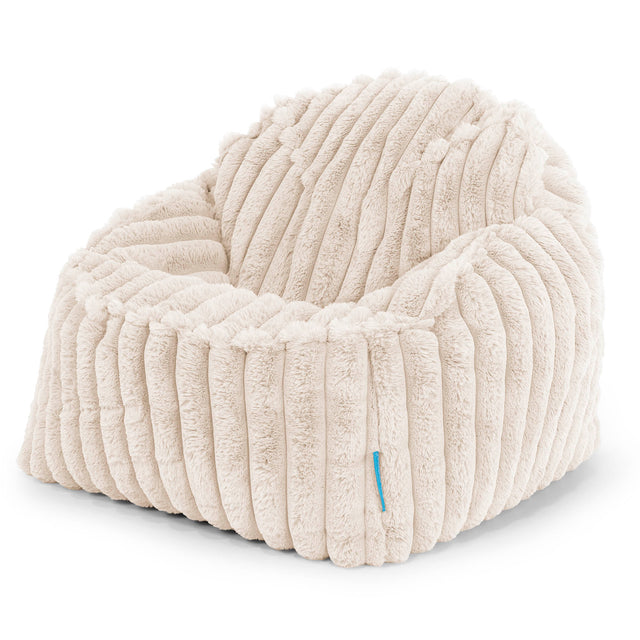 Le Pouf Enfant Doudou 2-6 ans Housse de Remplacement - Velours Côtelé Ultra Pelucheux 01