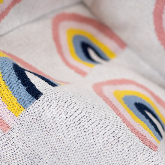 Fauteuil Pouf Bambin 1-3 ans - Tricoté Arc-en-ciel 03