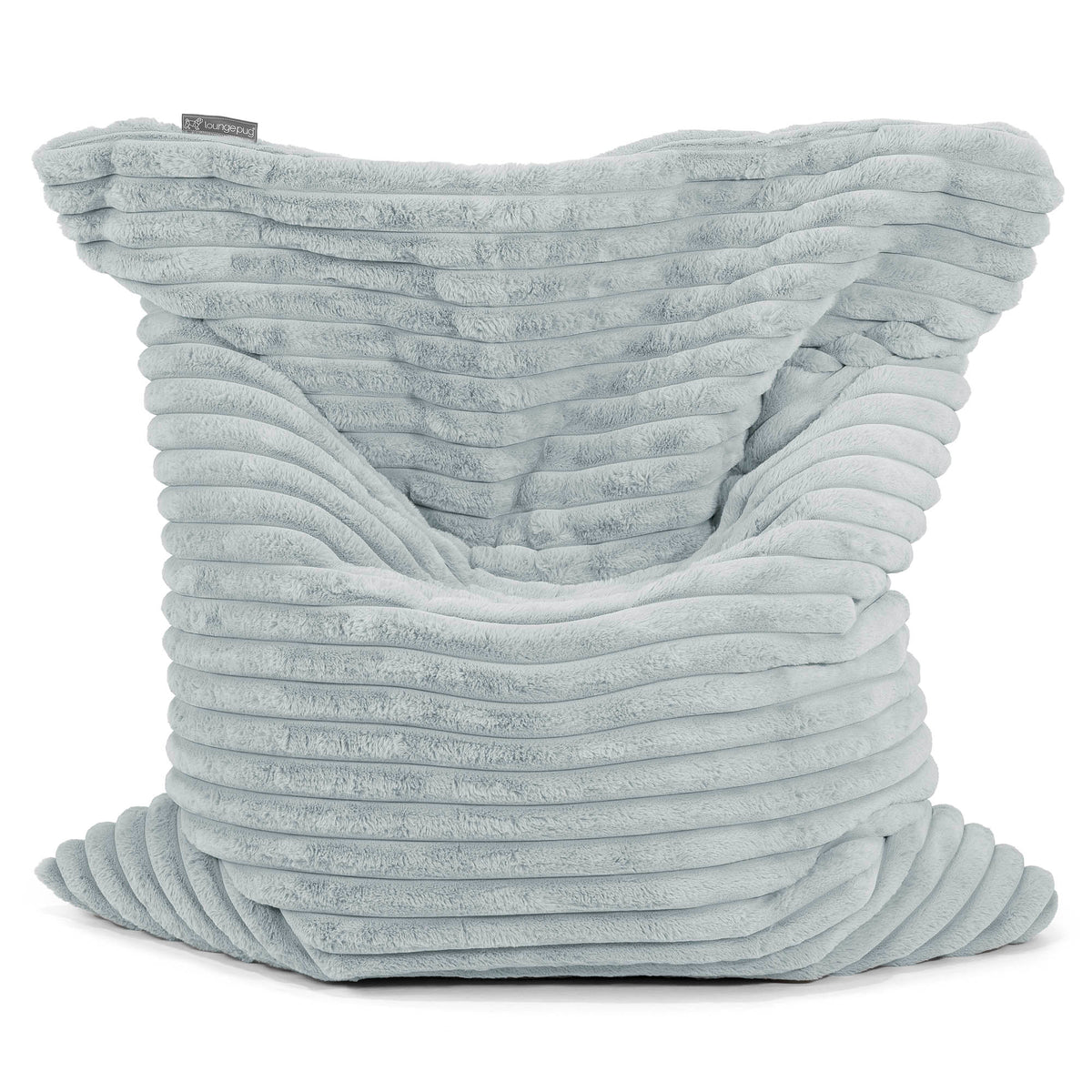 Lounge Pug Pouf Poire Classique Enfant Velours Côtelé - Siège Poire Bleu Mer Égée Pour Jeu Et Détente
