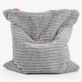 Velours Côtelé Ultra Pelucheux Gris
