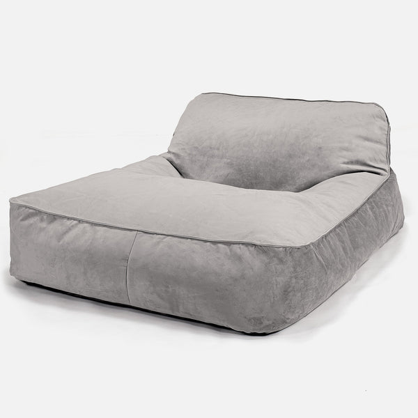 Chaise Longue (2 Personnes) Housse de Remplacement - Velours 01