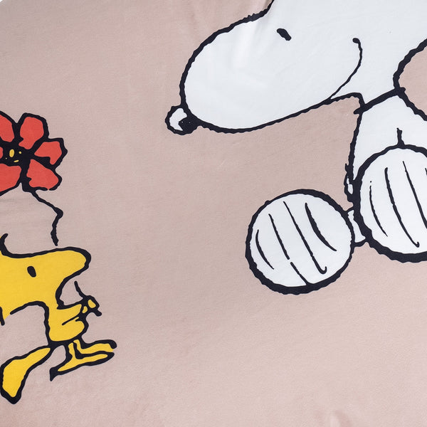 Snoopy Pouf Fauteuil Flexiforme pour Enfants de 1 à 3 ans - Courir Fabric Close-up Image