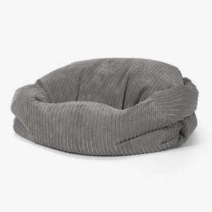 Pouf Canapé Sabine - Côtelé Anthracite