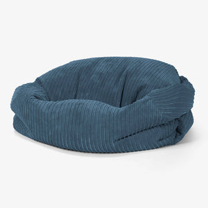 Pouf Canapé Sabine - Côtelé Bleu Marine