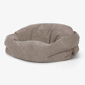 Pouf Canapé Sabine - Côtelé Grège