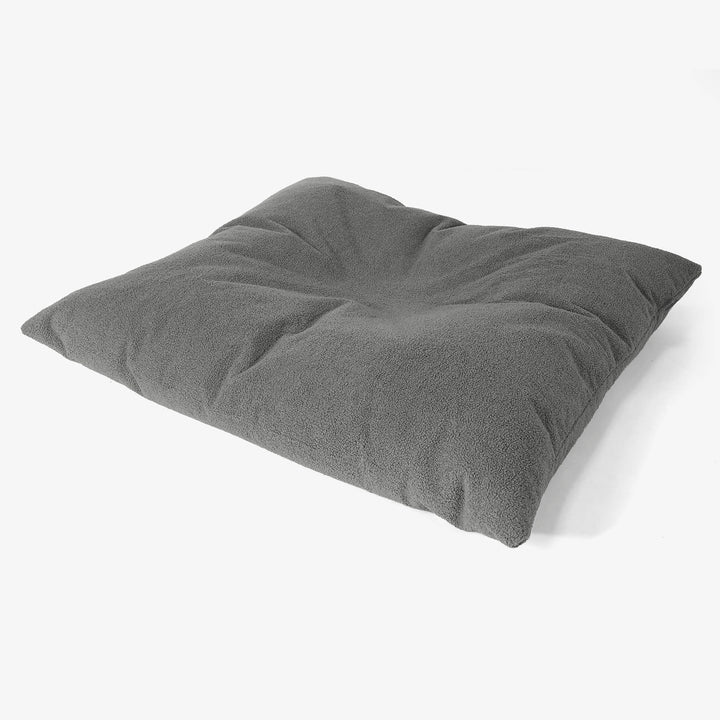 Pouf Géant XXL - Bouclé Gris 03