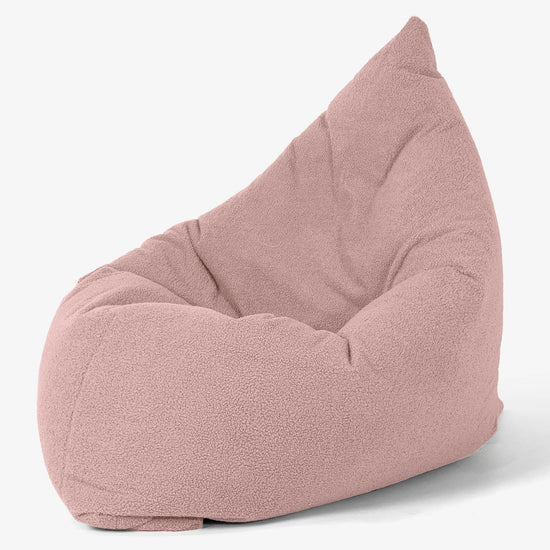 Pouf Géant XXL - Bouclé Rose 02