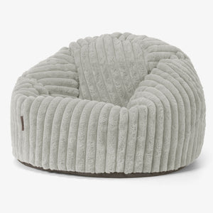 Pouf Poire Classique - Velours Côtelé Ultra Pelucheux Vert Sauge